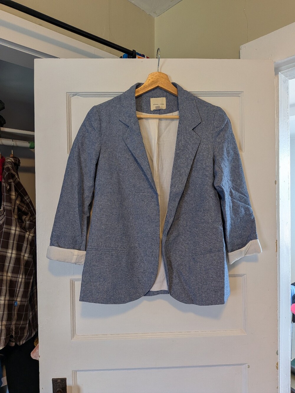 Urban Outfitters Light Blue Women's Blazer